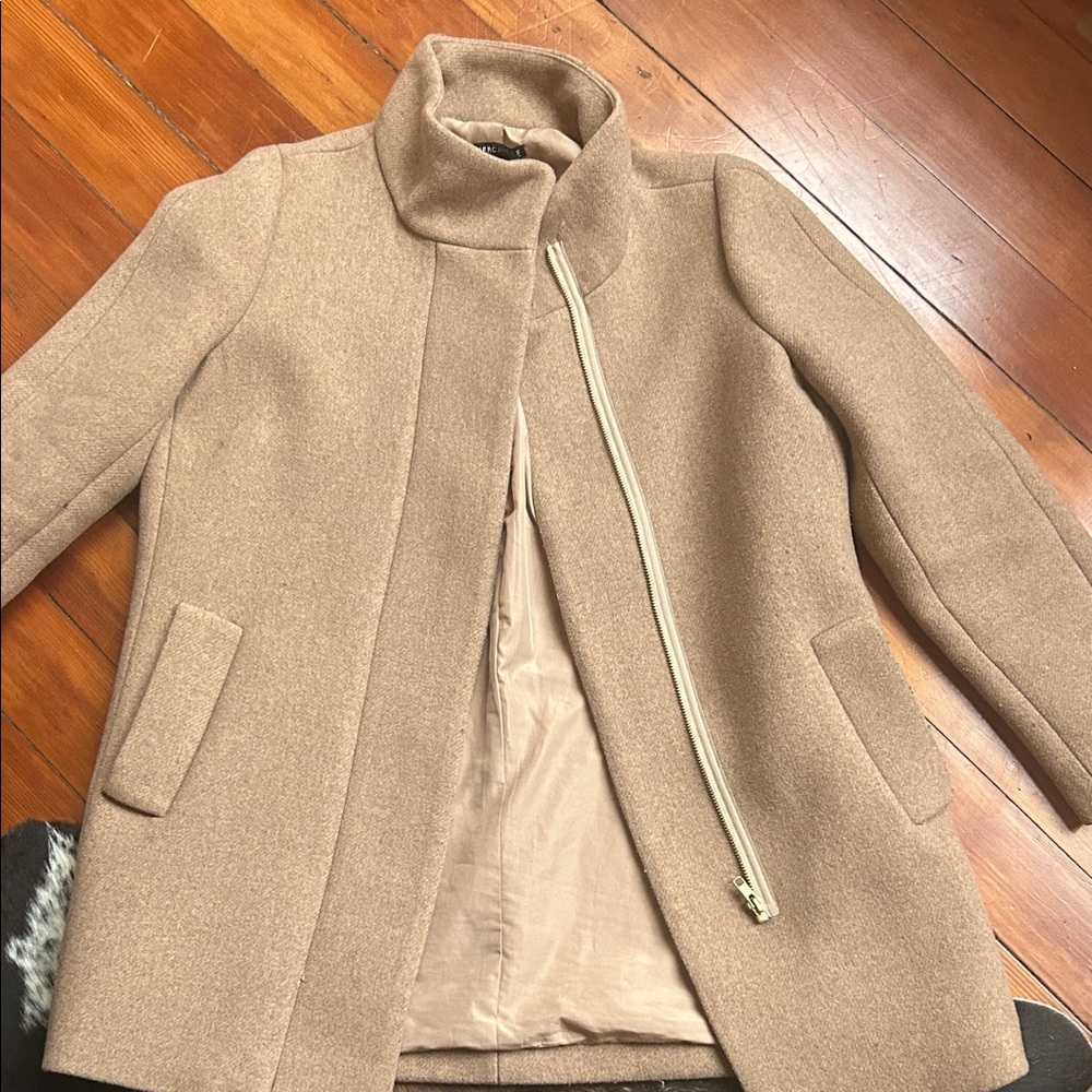 Elegant J. Crew Mercantile Tan Women's Coat (6P)